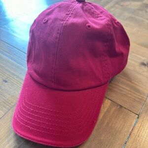 NEW Buckle Back Red Dad Hat One Size Fits All Men’s OSFM Sky Brand